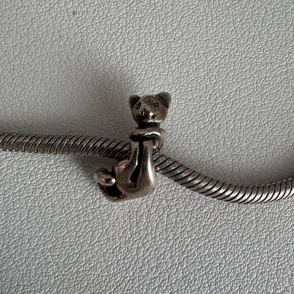 Trollbeads 925 Sterling Silver "Big Cat" Bead Charm - Picture 1 of 6